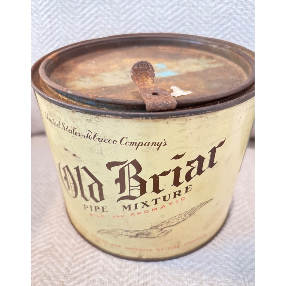 Vintage Tobacco Tin Lot 6pc Old Briar Edgeworth Tuxedo Dills Best Advertising - Picture 2 of 12
